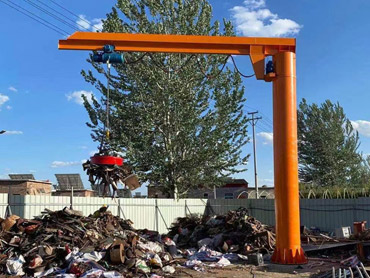 Kültéri elektromos 360 fokos forgó Jib Crane